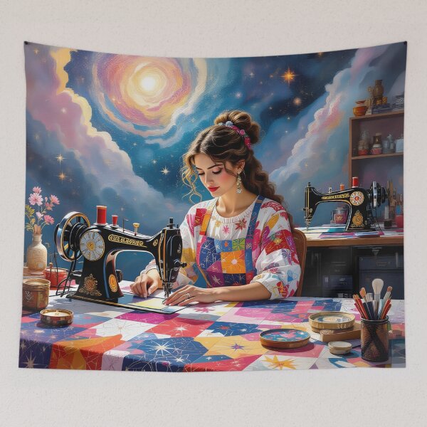 Item preview, Celestial Quilter In A Quilting Room - Quilting Lovers - For Quilters designed and sold by Wiss2Arts.