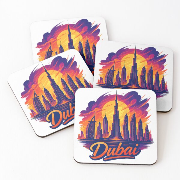 Item preview, Dubai Gulf Tiger City United Arab Emirates Gift designed and sold by Pineapple-Tree.