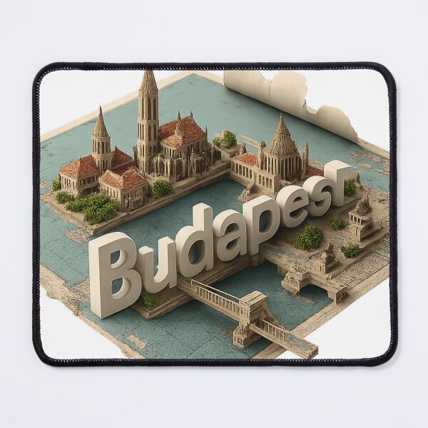 Item preview, Budapest map designed and sold by Kogart.