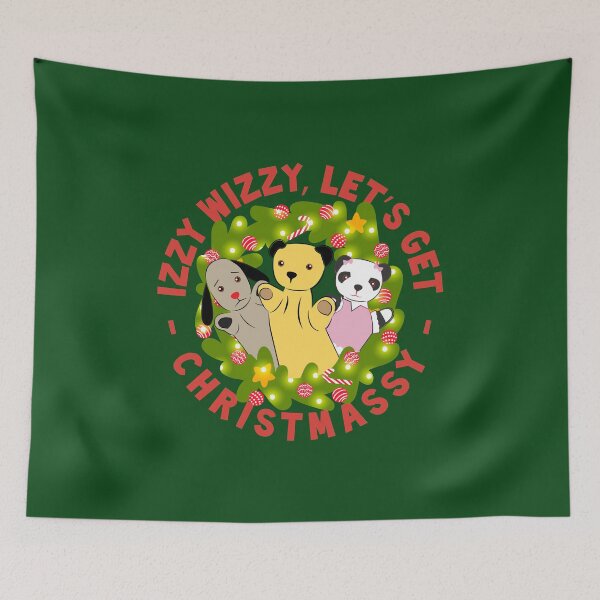 Item preview, Sooty Christmas Illuminated Wreath Izzy Wizzy Lets Get Chrismassy designed and sold by All-And-Every.
