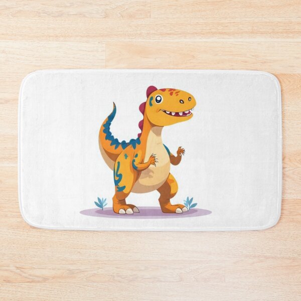 Item preview, Cheerful orange dinosaur designed and sold by ZetaStudio.