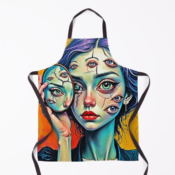 Item preview, Shattered Self Reflection Art designed and sold by Health And Fitness Posts e-Store.