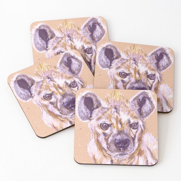Item preview, Dibujo original realista de la hiena moteada: Crocuta crocuta designed and sold by Sheila Singhal.