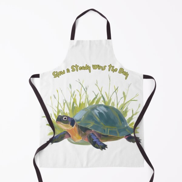 Item preview, Slow & Steady Wins the Day – Calm Turtle Art designed and sold by Pixel--Threads.