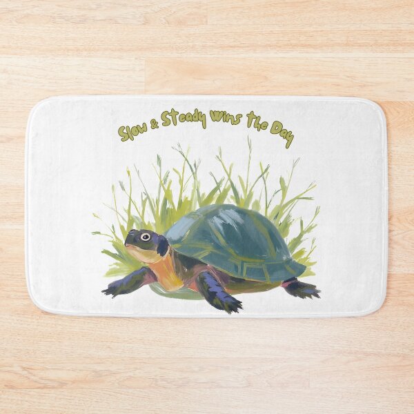 Item preview, Slow & Steady Wins the Day – Calm Turtle Art designed and sold by Pixel--Threads.