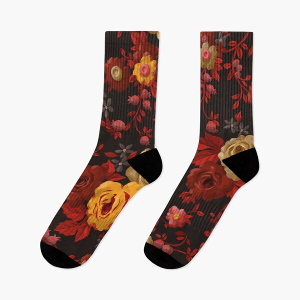 Item preview, Dark Moody Floral Pattern designed and sold by Steve Haskamp.