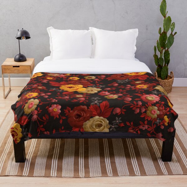 Item preview, Dark Moody Floral Pattern designed and sold by Steve Haskamp.