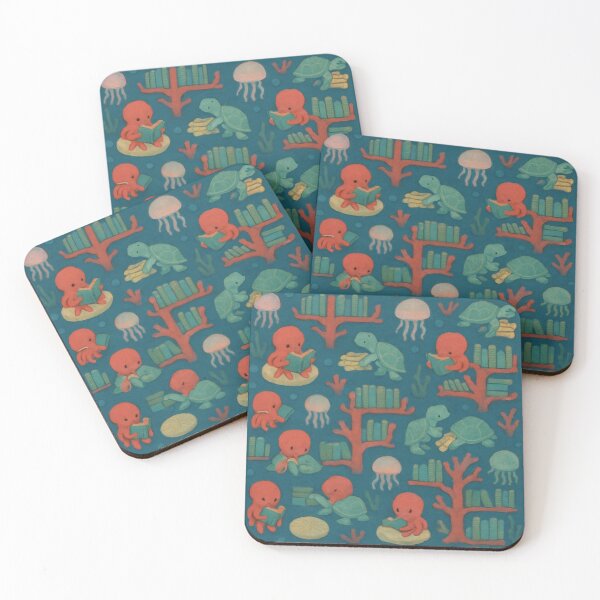 Item preview, Undersea Library Bookworms Pattern designed and sold by Furbulous Faces.
