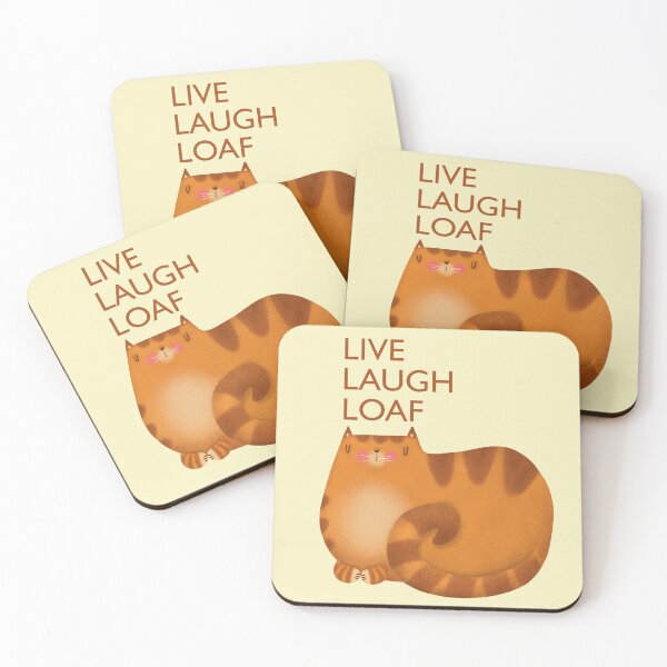 Item preview, Live Laugh Loaf Orange Cat designed and sold by poket.piktures.