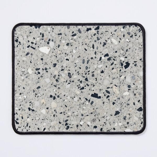 Item preview, Terrazzo Stone Floor Texture with Gray and Black Pebble Pattern - AI Generated designed and sold by SurfaceCraft Studio.