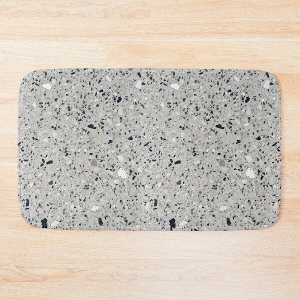 Item preview, Terrazzo Stone Floor Texture with Gray and Black Pebble Pattern - AI Generated designed and sold by SurfaceCraft Studio.
