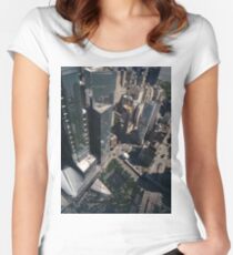Manhattan, New York City, downtown, #Manhattan, #NewYorkCity, #downtown,  Women's Fitted Scoop T-Shirt