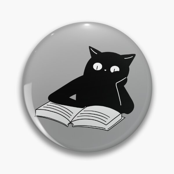 Item preview, Cat reading designed and sold by Neadoodles.