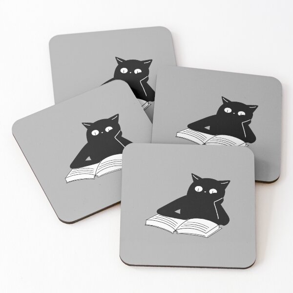 Item preview, Cat reading designed and sold by Neadoodles.