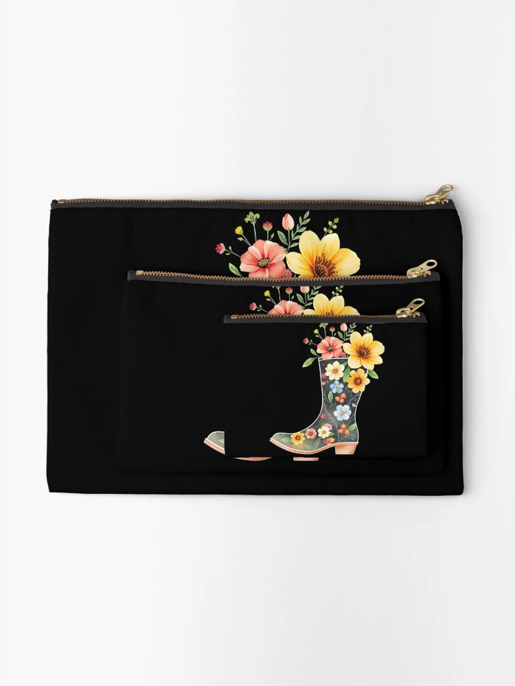 Thumbnail 2 of 4, Zipper Pouch, Spring Boot designed and sold by GraphicsClub.