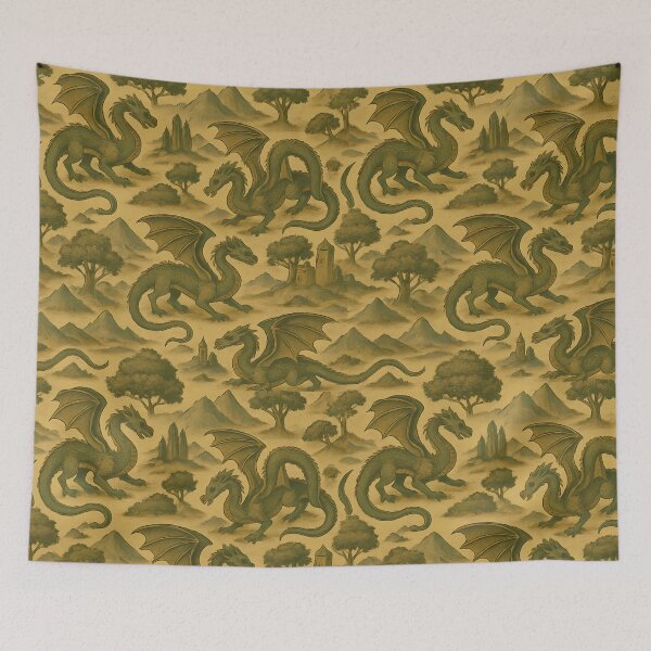 Item preview, Medieval style dragons designed and sold by Dragonlit.