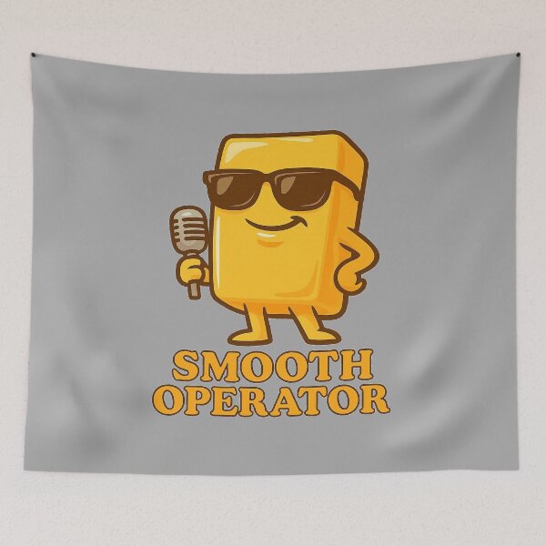 Item preview, Smooth Operator – Funky Singing Butter Character designed and sold by Nuvijo.