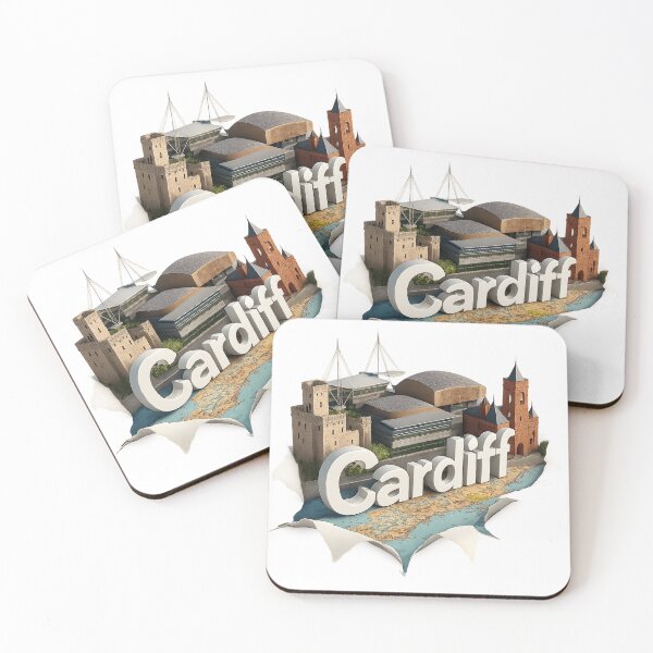 Item preview, Cardiff map designed and sold by Kogart.