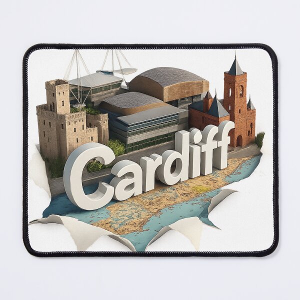 Item preview, Cardiff map designed and sold by Kogart.