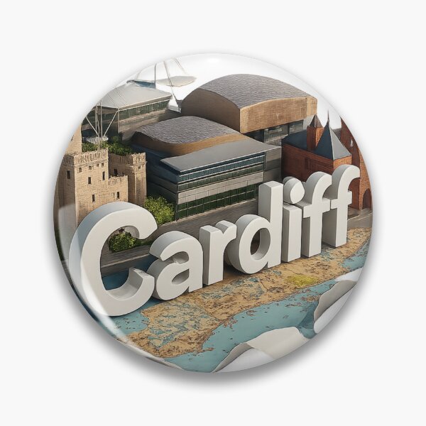 Item preview, Cardiff map designed and sold by Kogart.