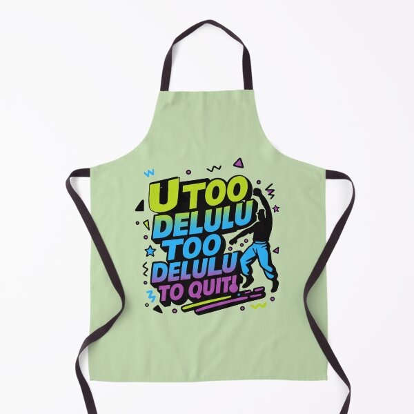 Item preview, Too Delulu To Quit – 90s Air Bush Hip-Hop Motivational Design designed and sold by XenoFinalDawn Shop.