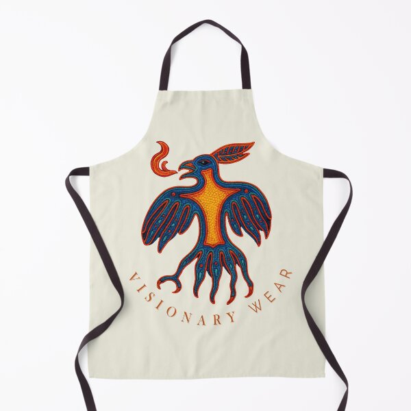 Item preview, Bird of Fire and Sacred Vision | Huichol Art | Visionary Art designed and sold by CreandoLuzPDLL.