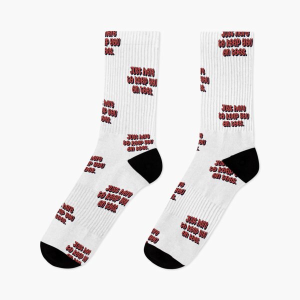 Item preview, Just Here to Keep You on Your Toes | Funny Podiatrist Quote Design designed and sold by The Sticker Cove.