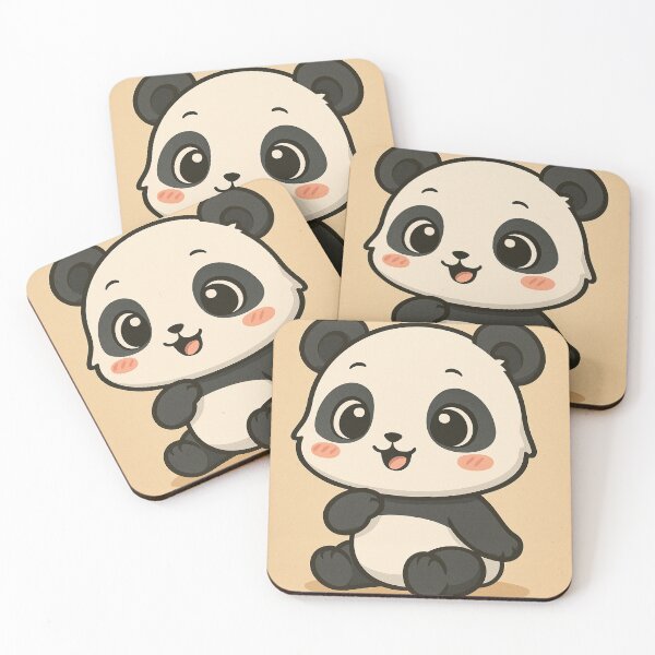 Item preview, Chibi Panda – Kawaii Anime Style Art designed and sold by AutoKreate.