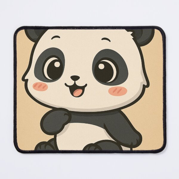 Item preview, Chibi Panda – Kawaii Anime Style Art designed and sold by AutoKreate.