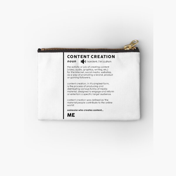 Item preview, Content Creation Definition Design In BLACK Print designed and sold by MouseDeSigns.