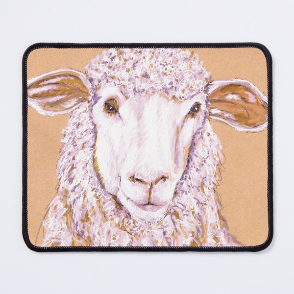Item preview, Realistic Drawing of a Sheep—Ovis aries designed and sold by Sheila Singhal.