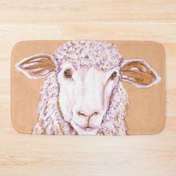 Item preview, Realistic Drawing of a Sheep—Ovis aries designed and sold by Sheila Singhal.