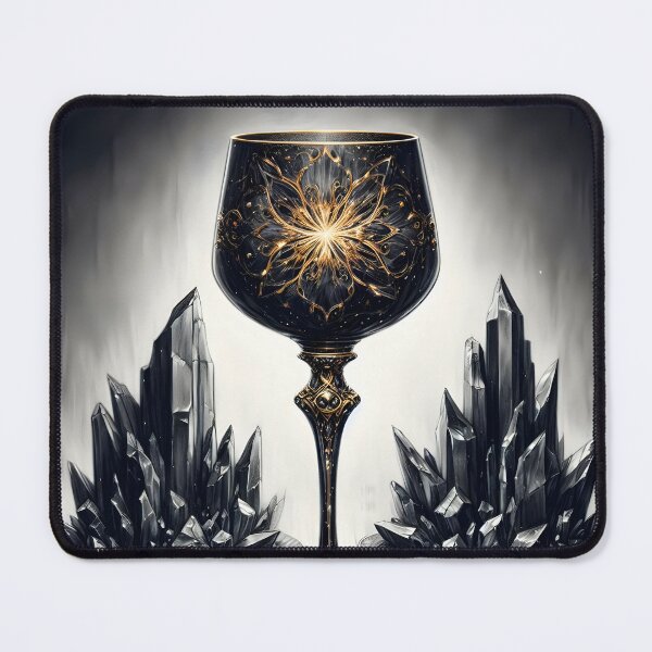Item preview, Black Wine Glass, Ai Generated Art  designed and sold by ACC .