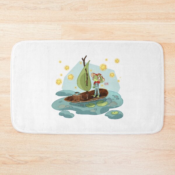 Item preview, Little froggy sailing in a pond designed and sold by namocchiart.