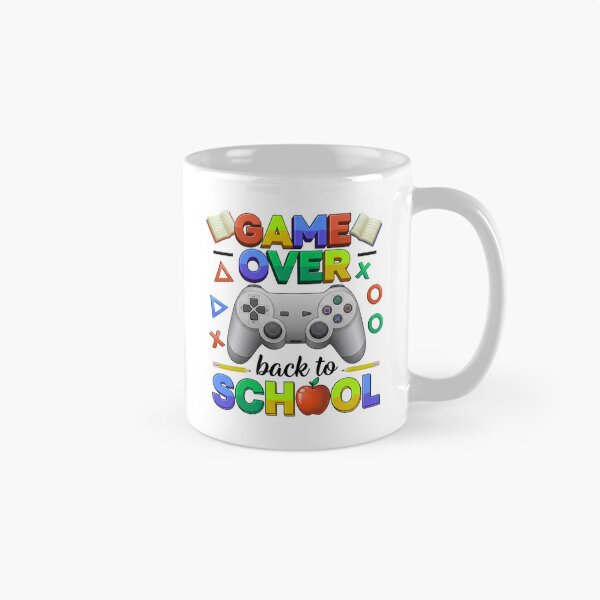Item preview, Game Over Back to School - Funny Gamer School Design designed and sold by Linda Roisum.