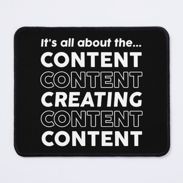 Item preview, Its All About The Content Design Option 2 designed and sold by MouseDeSigns.