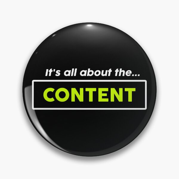 Item preview, Its All About The Content Design Option 1 designed and sold by MouseDeSigns.