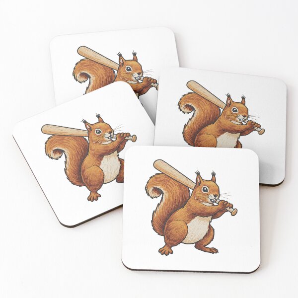 Item preview, Funny Baseball Squirrel designed and sold by TeeARTHY.