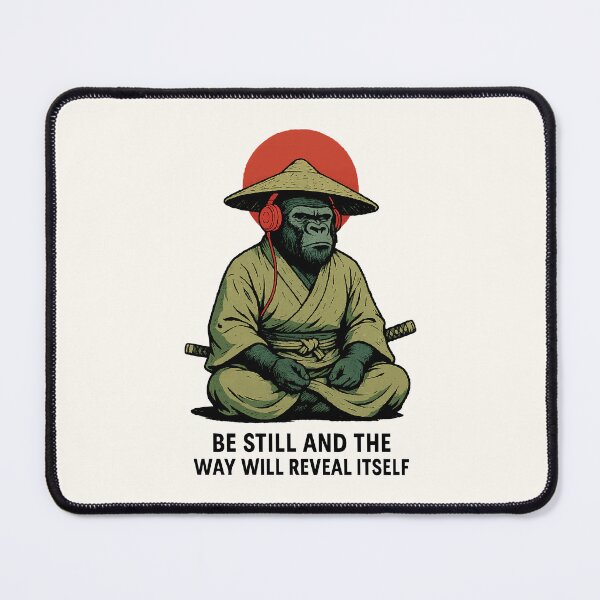 Item preview, Zen Gorilla Samurai Meditation designed and sold by -DEEWOLF-.