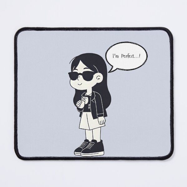 Item preview, Retro Vibe 90s Cartoon Girl - Black and White Aesthetic designed and sold by FASA's ART.