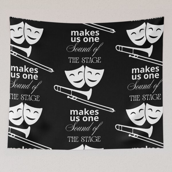 Item preview, Sound Of The Stage Makes Us One White Mask Harmony designed and sold by SplashTastic.