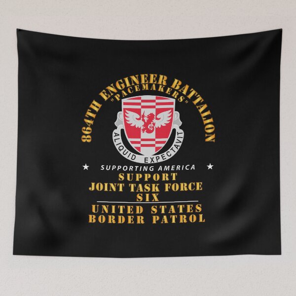 Item preview, Army - 864th Eng Bn -  JTF6 Supporting America designed and sold by Military Insignia Products.