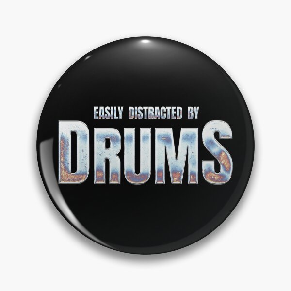 Item preview, Easily Distracted By Drums designed and sold by MouseDeSigns.
