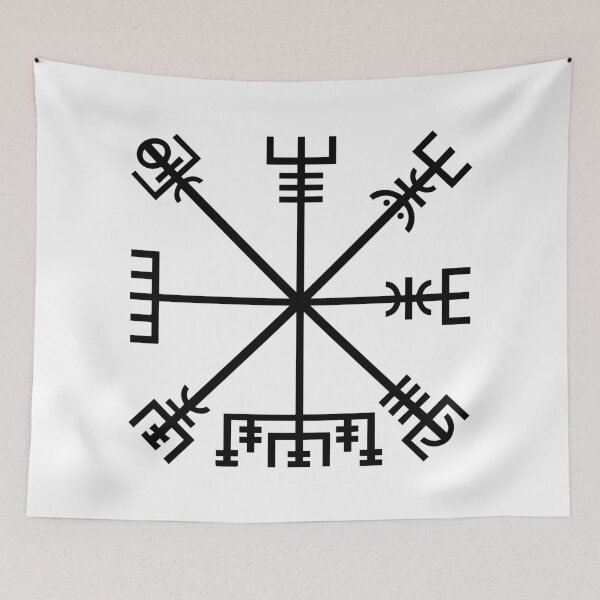 Item preview, Vegvisir – Viking Compass Norse Symbol | Runic Talisman Design designed and sold by Tanysha54.