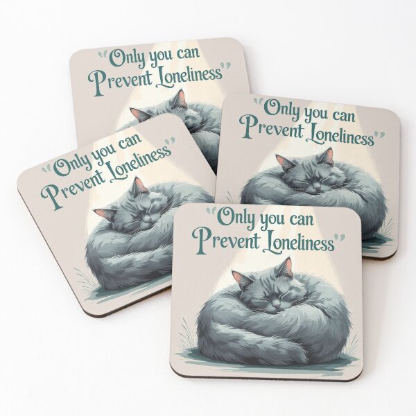 Item preview, Logan Meows Prevent Feline Loneliness designed and sold by Lyonsse.