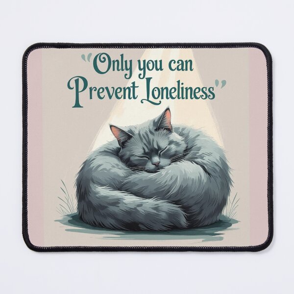 Item preview, Logan Meows Prevent Feline Loneliness designed and sold by Lyonsse.