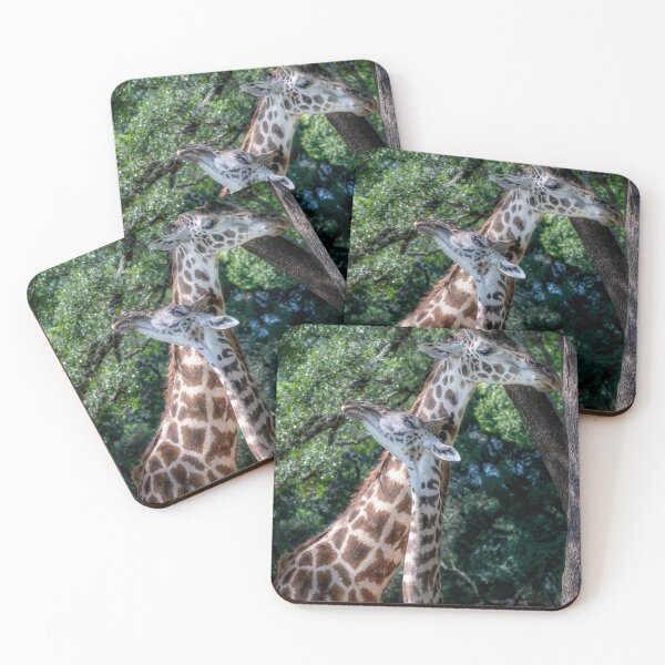 Item preview, Two Giraffes Rubbing Necks 2 Masai Mara Kenya designed and sold by PhotoArt by Joan Carroll.