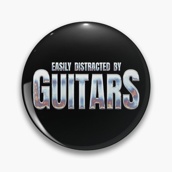 Item preview, Easily Distracted By Guitars designed and sold by MouseDeSigns.