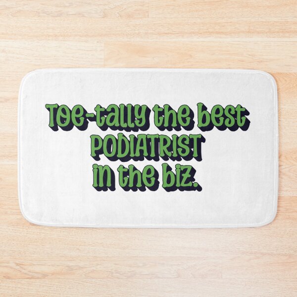 Item preview, Toe-tally the Best Podiatrist in the Biz – Funny Foot Doctor Pun Design designed and sold by The Sticker Cove.