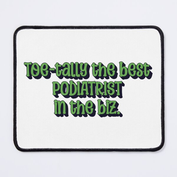 Item preview, Toe-tally the Best Podiatrist in the Biz – Funny Foot Doctor Pun Design designed and sold by The Sticker Cove.
